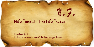 Németh Felícia névjegykártya